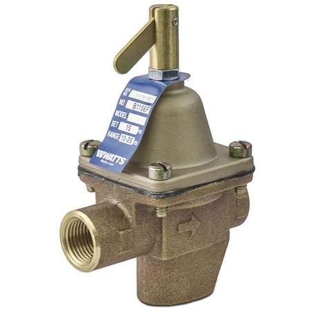 Watts B1156F, 1/2" High Capacity Boiler Fill Valve, FNPT x FNPT