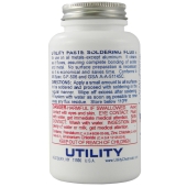 Utility Soldering Flux Paste w/ Brush Cap, 1/2 lb - Image 2
