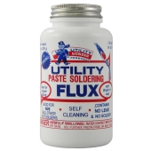 Utility Soldering Flux Paste w/ Brush Cap, 1/2 lb - Image 1