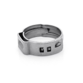 Oetiker 1/2" PEX Stainless Steel Cinch Clamps SSC (100/bag) - Image 2