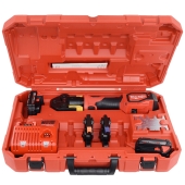 Milwaukee M18 Short Throw Press Tool Kit w/ 1/2", 3/4" & 1" Viega PureFlow Jaws, (2) Batteries, Charger & Case - Image 2