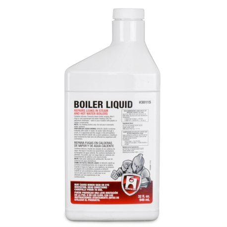 Hercules Boiler Liquid Stop Leak (for Hot Water & Steam Boilers), 1 quart