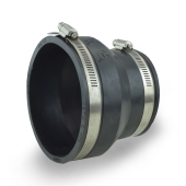 Matco-Norca 4" x 3" Flexible Rubber Coupling - Image 2