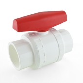 Matco-Norca 2" PVC Ball Valve, Solvent Weld, Sch. 40/80 - Image 1