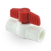 Matco-Norca 1/2" PVC Ball Valve, FPT Threaded, Sch. 40/80 - Image 2