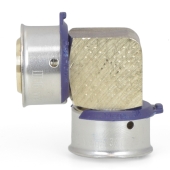 Viega 3/4" PEX x 3/4" PEX Press Elbow, Lead-Free Bronze - Image 2