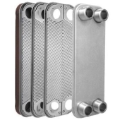 Everhot 50-Plate, 3" x 8" Brazed Plate Heat Exchanger with 3/4" MNPT Ports - Image 4