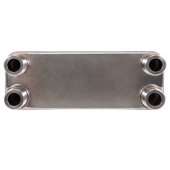 Everhot 30-Plate, 4-1/4" x 12" Brazed Plate Heat Exchanger with 1" MNPT Ports - Image 3