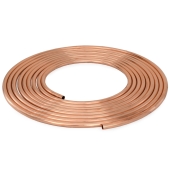 Mueller 7/8" OD (3/4" Nom.) x 60ft Soft Copper Coil Tubing, Type L - Image 1