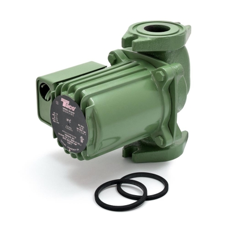 Taco 0010 Circulator Pump w/ IFC, 1/8 HP, 115V