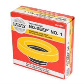 Harvey No-Seep #1 Wax Closet Gasket/Ring with Flange, Standard, fits 3" or 4" - Image 1