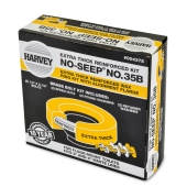 Harvey #35 Reinforced Wax Closet Gasket/Ring Extender with Flange Kit, incl. brass bolts, fits 3" or 4" - Image 1