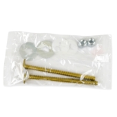 Harvey #35 Reinforced Wax Closet Gasket/Ring Extender with Flange Kit, incl. brass bolts, fits 3" or 4" - Image 3