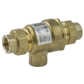 Watts BBFP, 1/2" Dual Check Backflow Preventer Valve w/ Atmospheric Vent, FNPT Union x FNPT Union - Image 1