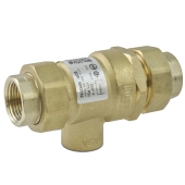 Watts BBFP, 3/4" Dual Check Backflow Preventer Valve w/ Atmospheric Vent, FNPT Union x FNPT Union - Image 1