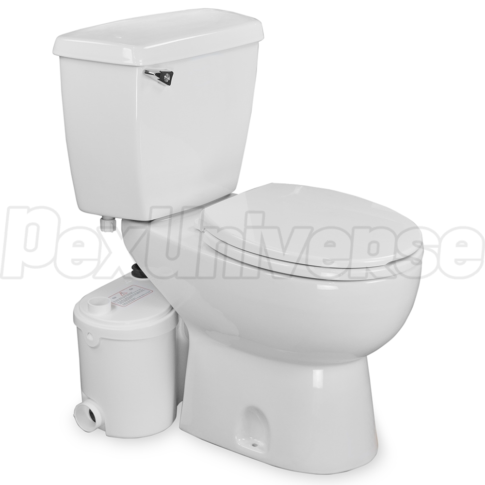 SaniFlo SaniBEST Pro Round Toilet Grinder System - PexUniverse