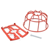 Tyco TY-B Series Sprinkler Head Guard Set (Screw, Bracket, Cage), Red Enamel - Image 2