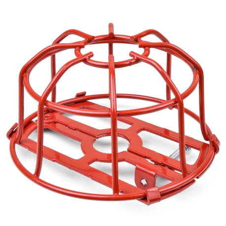 Tyco TY-B Series Sprinkler Head Guard Set (Screw, Bracket, Cage), Red Enamel