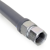 Dormont 36" UltraFlow High BTU, PVC-Coated Gas Appliance Connector, 3/4" MIP (1/2" FIP) x 3/4" FIP, 3/4" ID - Image 3