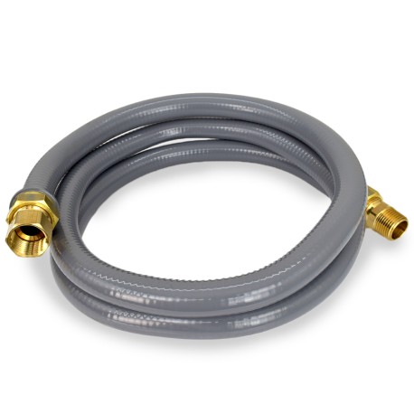 Dormont 72" PVC-Coated, Propane Tank Gas Connector, 1/2" MIP x 1/2" FIP, 1/2" ID