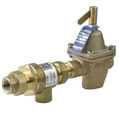 Watts B911-M3, 1/2" Boiler Fill (1156) & Backflow Preventer (9D) Valve Combination, FNPT x FNPT Union - Image 1