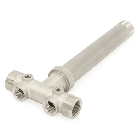 Boshart 1-1/4" MPT x 13" Union 304 Stainless Steel Well Tank Tee