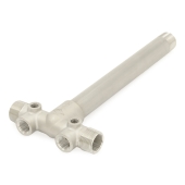 Boshart 1" MPT x 12-3/4" Solid 304 Stainless Steel Well Tank Tee - Image 1