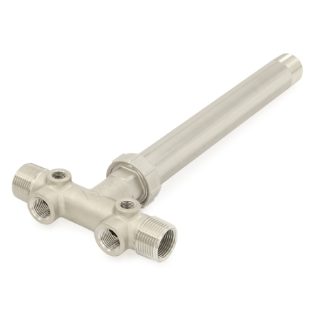 Boshart 1" MPT x 13" Union 304 Stainless Steel Well Tank Tee