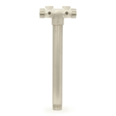 Boshart 1-1/4" MPT x 15-7/8" Solid 304 Stainless Steel Well Tank Tee, Extra Long - Image 2