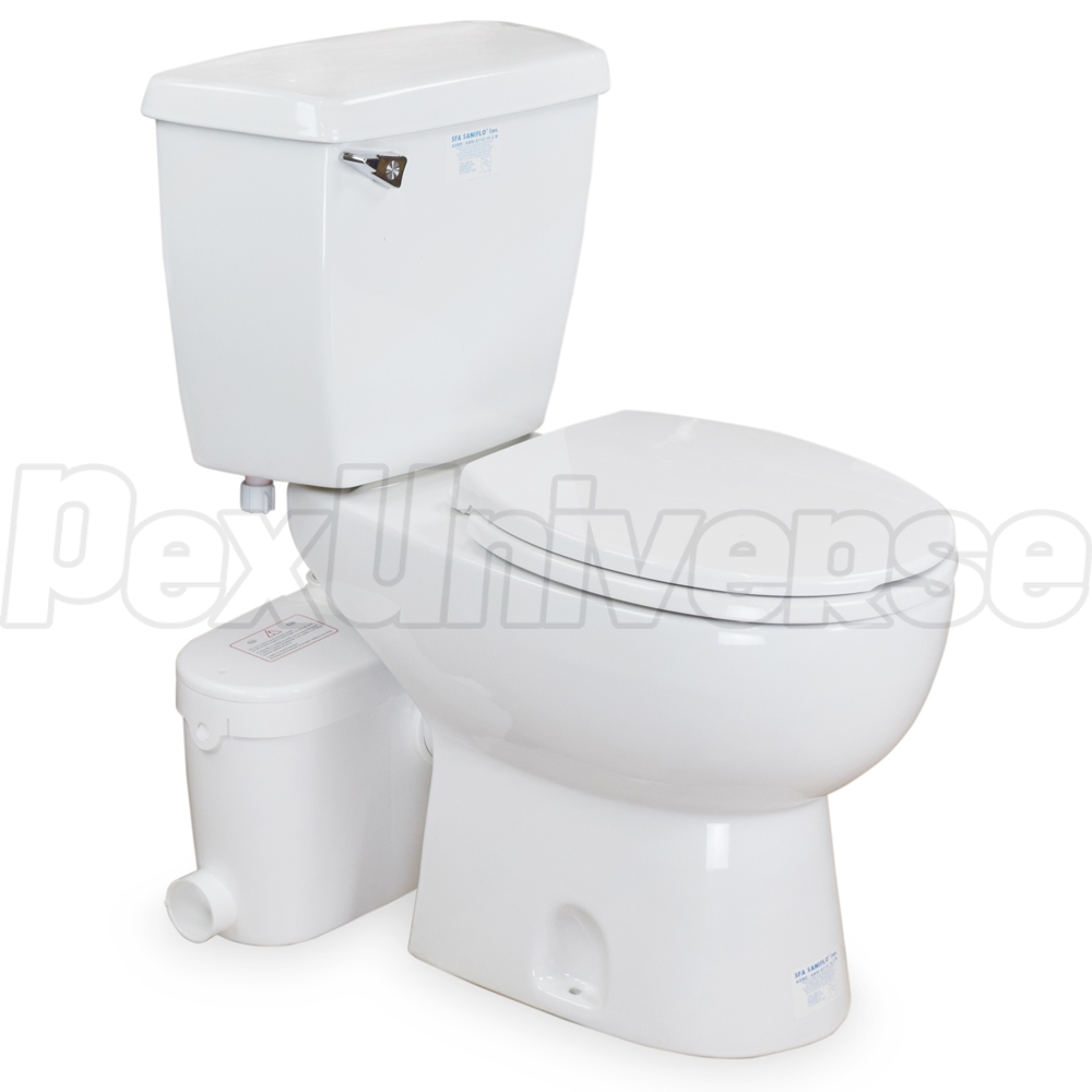 SaniFlo SaniACCESS 3 Round Toilet Macerating System - PexUniverse