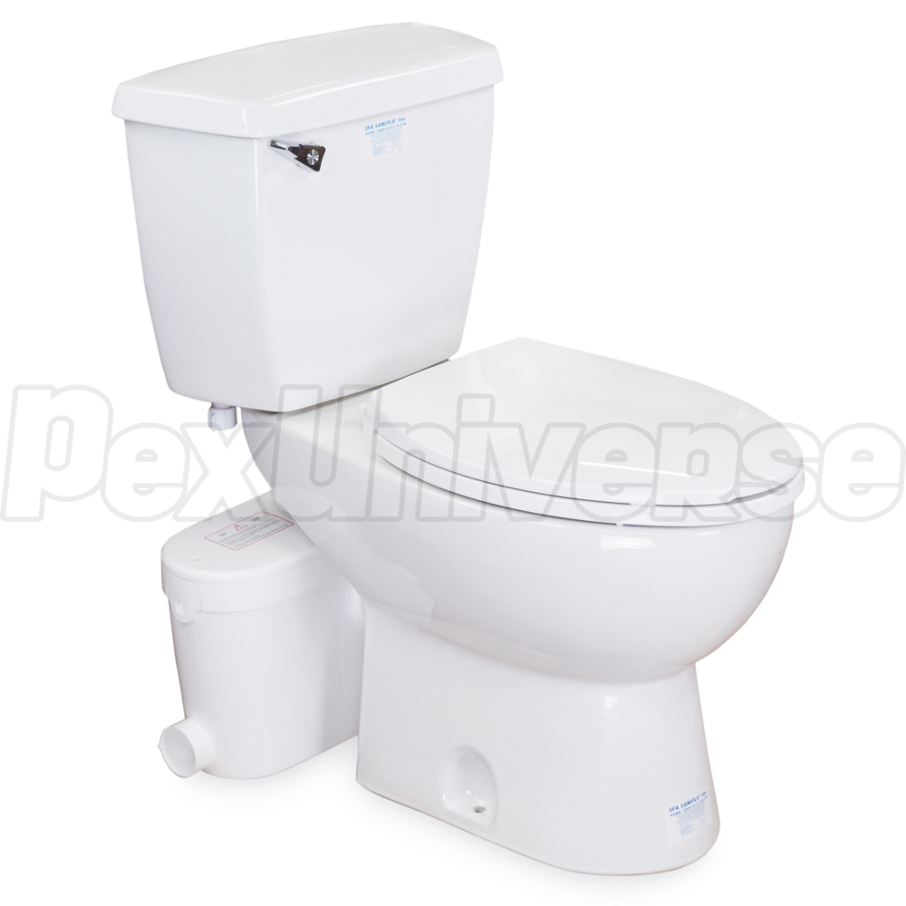 SaniFlo SaniACCESS 3 Elongated Toilet Macerating System - PexUniverse