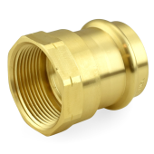 Apollo 2" Press x Female Threaded Adapter, Lead-Free Brass, Made in the USA - Image 2