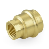 Apollo 1" Press x 1/2" Female Threaded Adapter, Lead-Free Brass, Made in the USA - Image 2