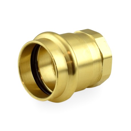 Apollo 1" Press x 3/4" Female Threaded Adapter, Lead-Free Brass, Made in the USA