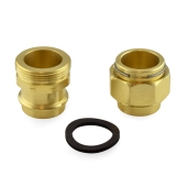 Apollo 3/4" Press Union, Lead-Free Brass, Made in the USA - Image 2