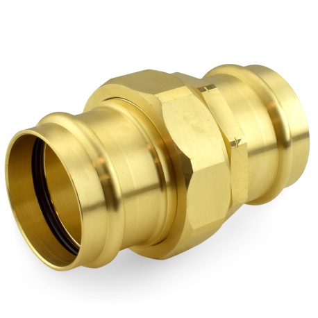 Apollo 2" Press Union, Lead-Free Brass, Made in the USA