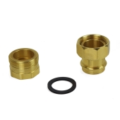 Apollo 1-1/4" Press x FPT Threaded Union, Lead-Free Brass, Made in the USA - Image 2