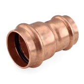 Apollo 1-1/4" x 1" Press Copper Reducing Coupling, Made in the USA - Image 2