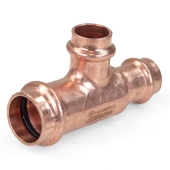 Apollo 3/4" x 1/2" x 1/2" Press Copper Tee, Made in the USA - Image 2