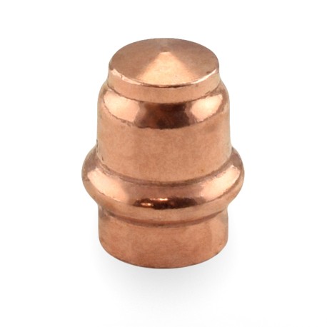 Apollo 1/2" Press Copper Cap, Made in the USA