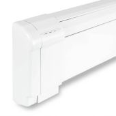 Slant-Fin Left End Cap for Fine/Line 30, Hinged, 3.75" wide - Image 1