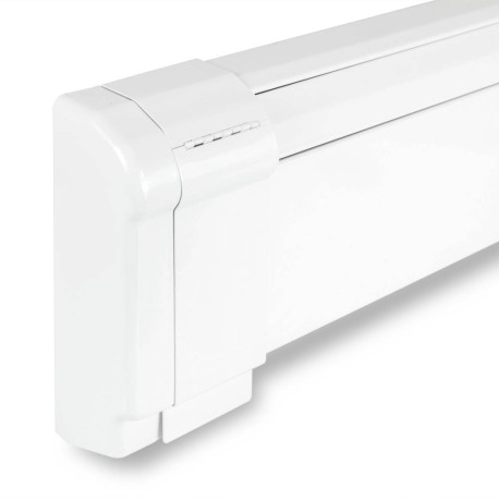 Slant-Fin Left End Cap for Fine/Line 30, Hinged, 3.75" wide