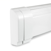 Slant-Fin Left End Cap for Multi/Pak 80, Hinged, 4" wide - Image 1