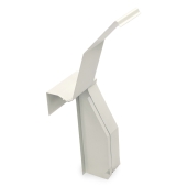 Slant-Fin Right End Cap for 350-10, Hinged, 4" wide - Image 4