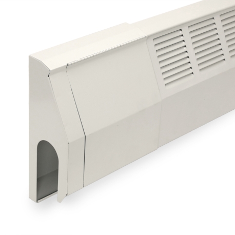 Slant-Fin Left Valve Cover (Slotted) for 350-10, Hinged, 8" wide