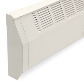 Slant-Fin Left End Cap for 350-14, Hinged, 4" wide - Image 1