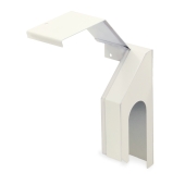 Slant-Fin Right End Cap (Slotted/Wall Trim) for HD-850, Hinged, 4" wide - Image 5