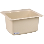 Mustee 25" x 22" x 13.75" Utility Sink, Bone - Image 1