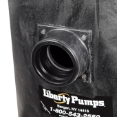 Liberty Pumps 4/10 HP 1100-Series Duplex Sewage System w/ LE41M Pumps, Control & 30" x 36" Basin, 2" Disch., 115V, 10' cord - Image 2