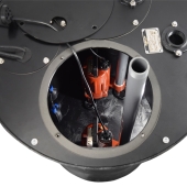 Liberty Pumps 4/10 HP 1100-Series Duplex Sewage System w/ LE41M Pumps, Control & 30" x 36" Basin, 2" Disch., 115V, 10' cord - Image 5